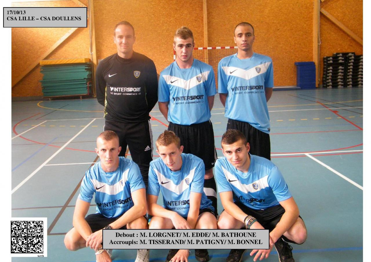 Match amical Lille-Doullens Futsal 17.10.13