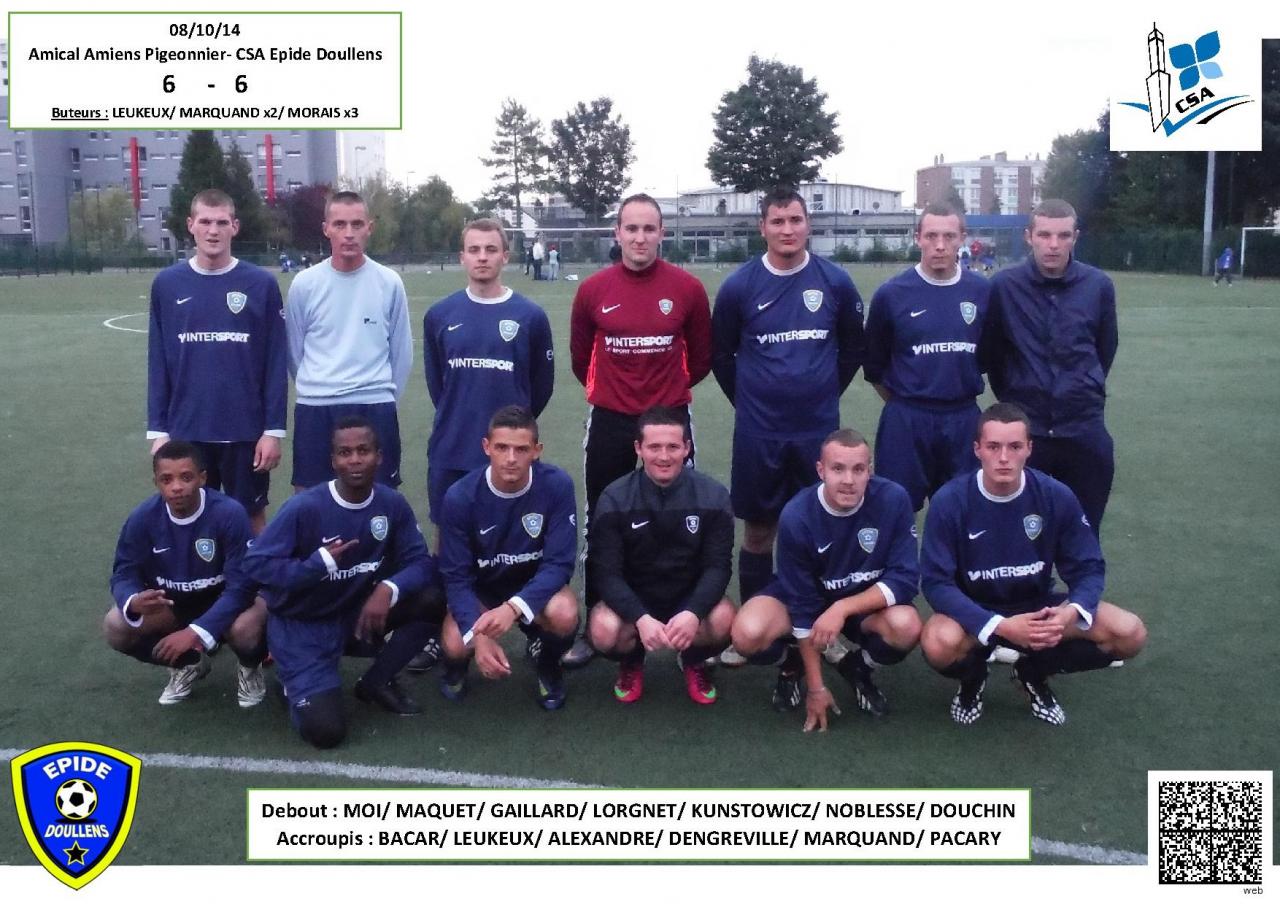 Equipe Pigeonnier Amiens 08.10.14