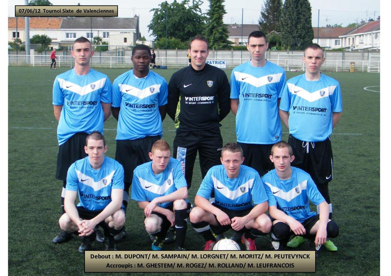 Equipe tournoi Valenciennes 07.06.12