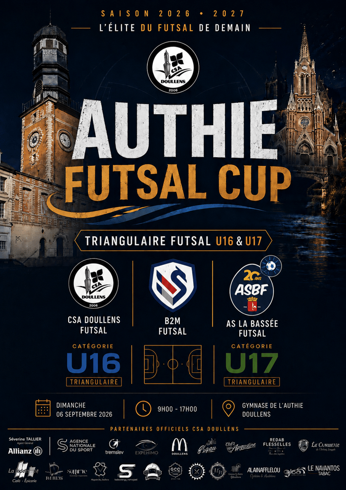 Authie futsal cup 2026 triangulaire
