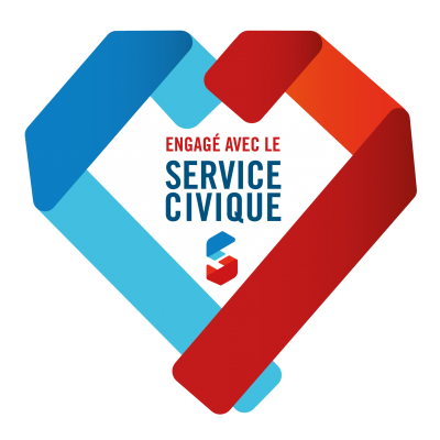 Logo engage avec le service civique