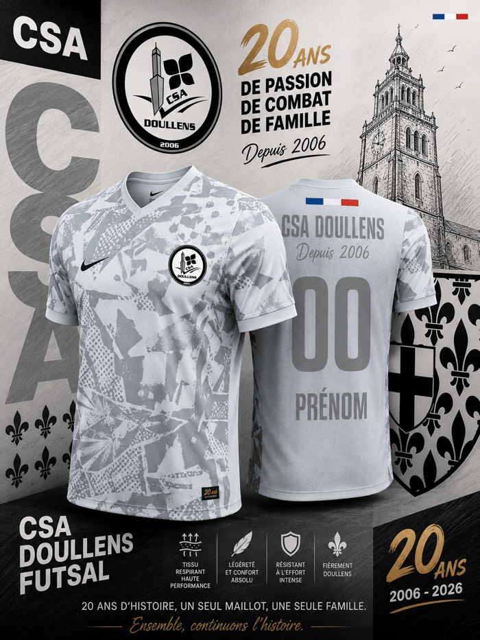 Maillot 20 ans